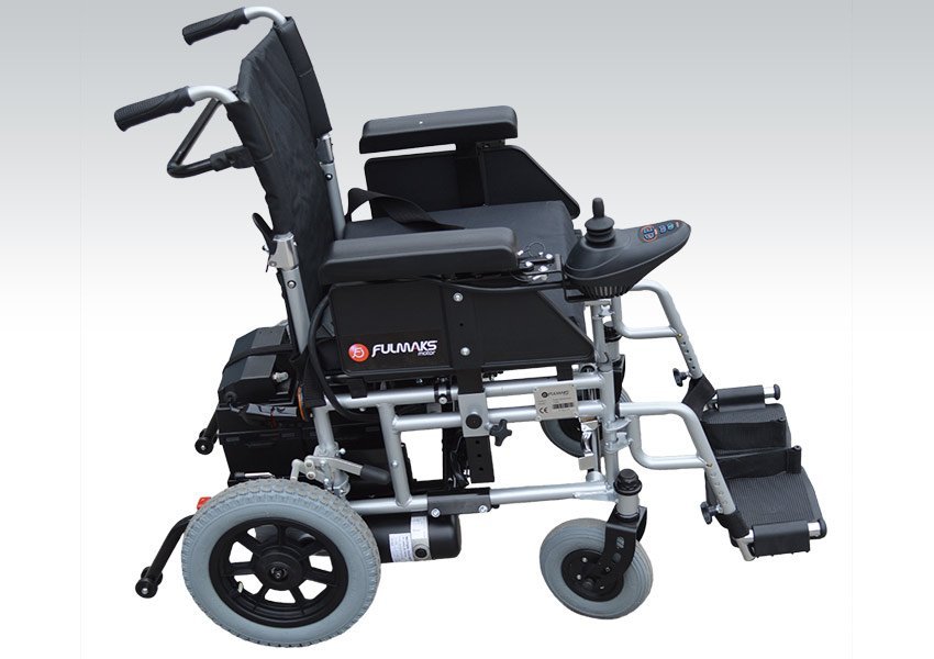FULMAKS Donanımlı Katlanabilir - Akülü Tekerlekli Sandalye - 7894